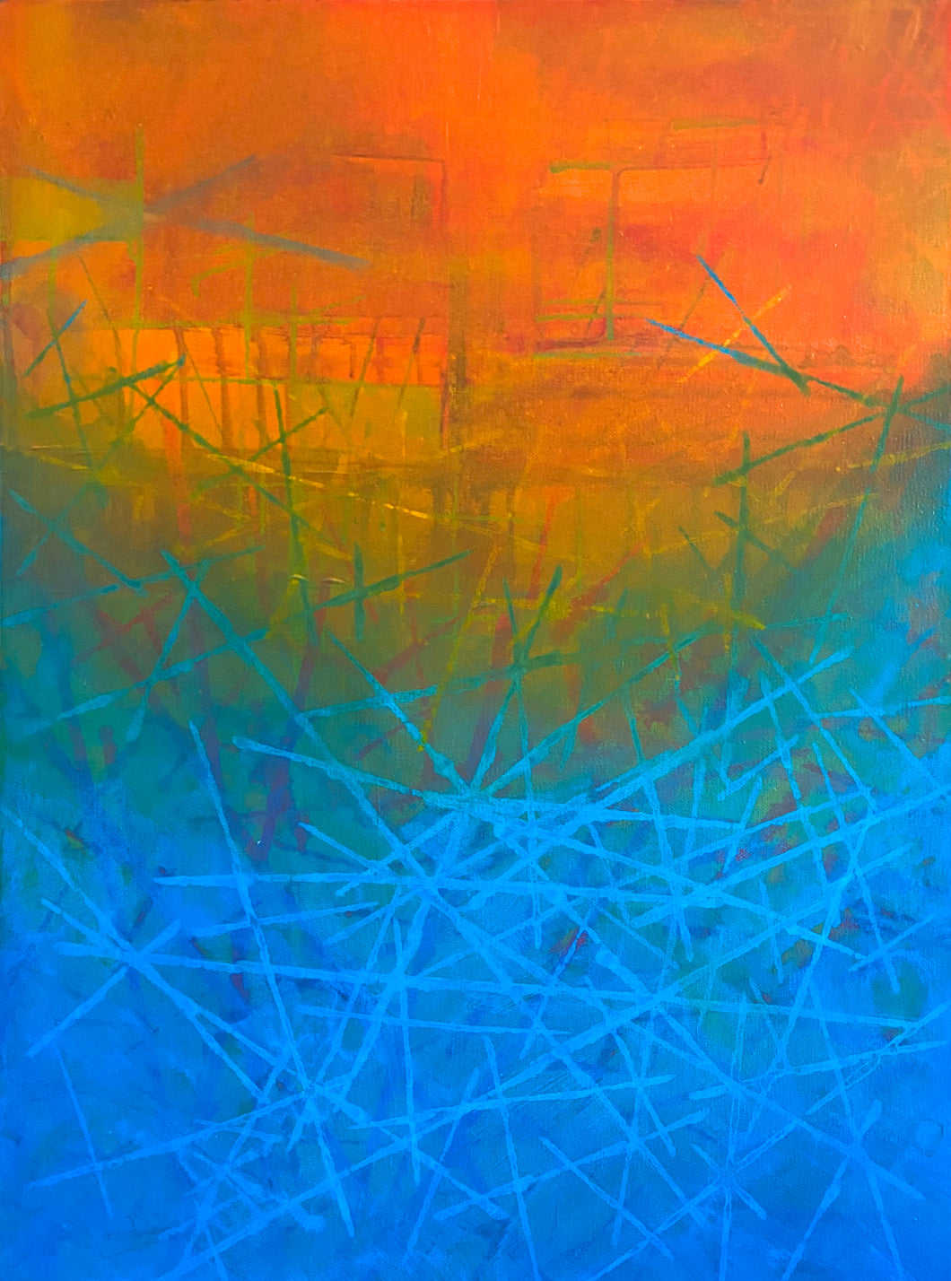 Sunny, Original Acrylic Painting
