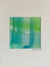 Load image into Gallery viewer, Bermuda original watercolor painting in blue and green by Jane Nicolo