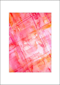 Intense Pink, #1, Blank Notecard