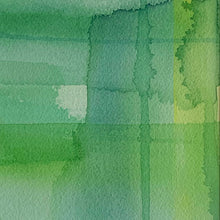 Load image into Gallery viewer, Madras 2 original watercolor painting in blue and green by Jane Nicolo